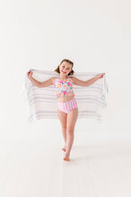 Load image into Gallery viewer, Poppy + Stripes: Ruffle TWO-PIECE Tankini