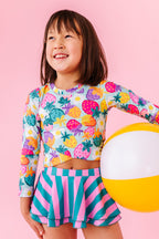 Sweet Strawberry | RASHGUARD SKIRTED 2-PIECE