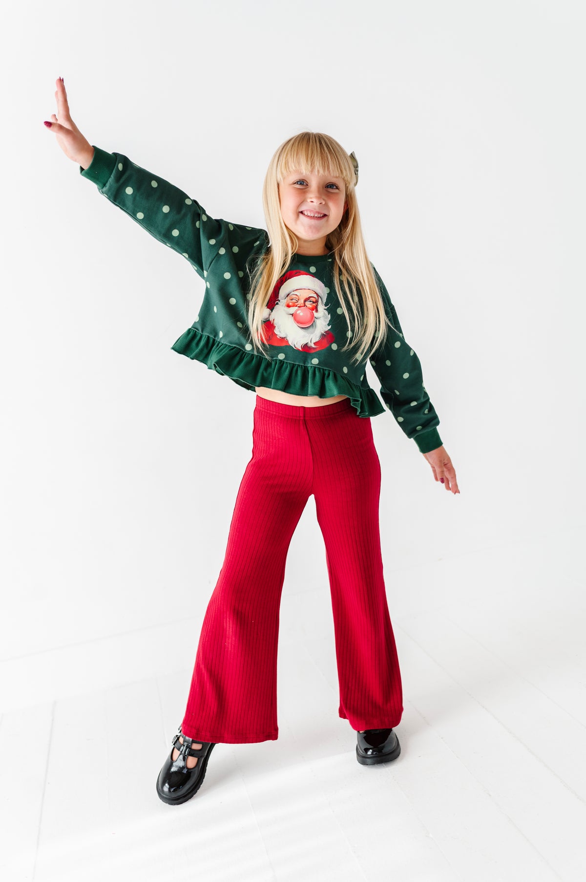 Bubblegum Santa | Ruffle Crop Crew