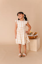 Load image into Gallery viewer, Honey Gingham | TIE-BACK DRESS