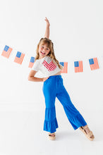 Load image into Gallery viewer, BLUE Spangled Stripes | FLARES