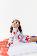 Load image into Gallery viewer, Freedom Floral | 1/4th Rashguard TWO-PIECE