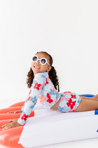 Freedom Floral | 1/4th Rashguard TWO-PIECE