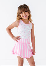 Load image into Gallery viewer, Pink Petite Floral | Retro Tank SET
