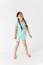 Load image into Gallery viewer, Ocean | Mini Dress + Biker Shorts RIB Set
