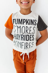 FALL FAVORITES | Graphic Tee (Colorblock)