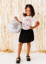 Load image into Gallery viewer, DISCO BALL BOW | Ruffle Tee