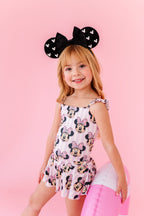 Purple Stripe Minnie | TWO-PIECE Skirted Suit