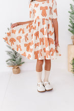 Load image into Gallery viewer, Gingerbread Bow | Scoop Back Dress