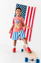 Load image into Gallery viewer, Hotdog | RED Boys Curve Hem Tee