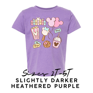 MAGICAL SNACKS | LILAC KIDS TEE (*SHIPS EARLY-FEB)