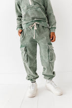Load image into Gallery viewer, OLIVE | Vintage 1/4th HOODIE-JOGGER Set