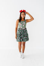 Load image into Gallery viewer, Mickey's Evergreen Check | ADULT Mesh Dress