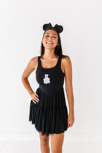 Minnie Ghost BLACK | (ADULT) Mesh DRESS
