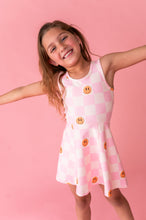 Load image into Gallery viewer, Happy Hopscotch | Twisty Back Active Dress (with shorts!)