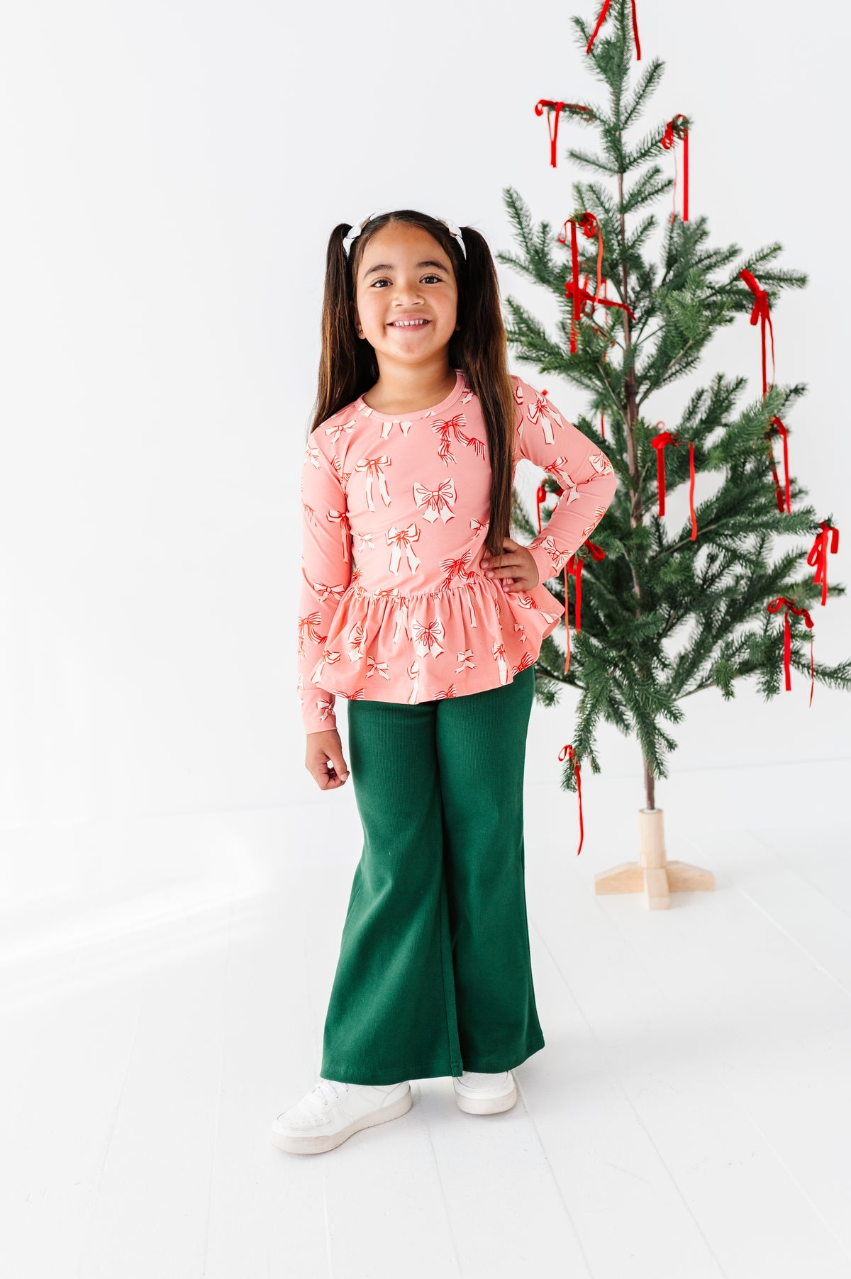 Spruce | Rib Wide Leg Pants