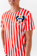 Load image into Gallery viewer, Mickey Pocket (RED STRIPES) | ADULT TEE