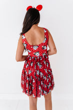 Load image into Gallery viewer, Minnie's Holly Check | ADULT Mesh Dress