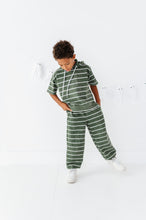 Load image into Gallery viewer, Olivine Stripes | Hoodie + Jogger SET