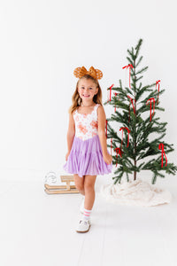 Lavender Gingerbread | (KIDS) Mesh DRESS