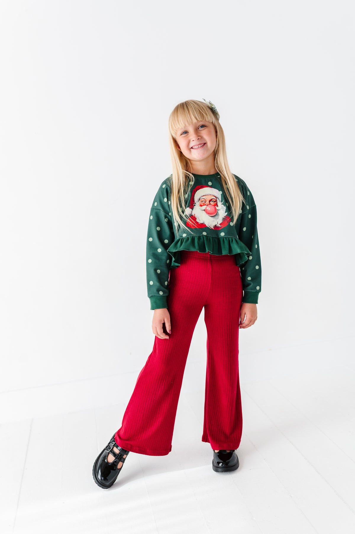 Bubblegum Santa | Ruffle Crop Crew