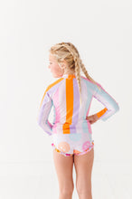 Load image into Gallery viewer, Summer Stripes: RASHGUARD ZIP-UP *SHIRT ONLY!*