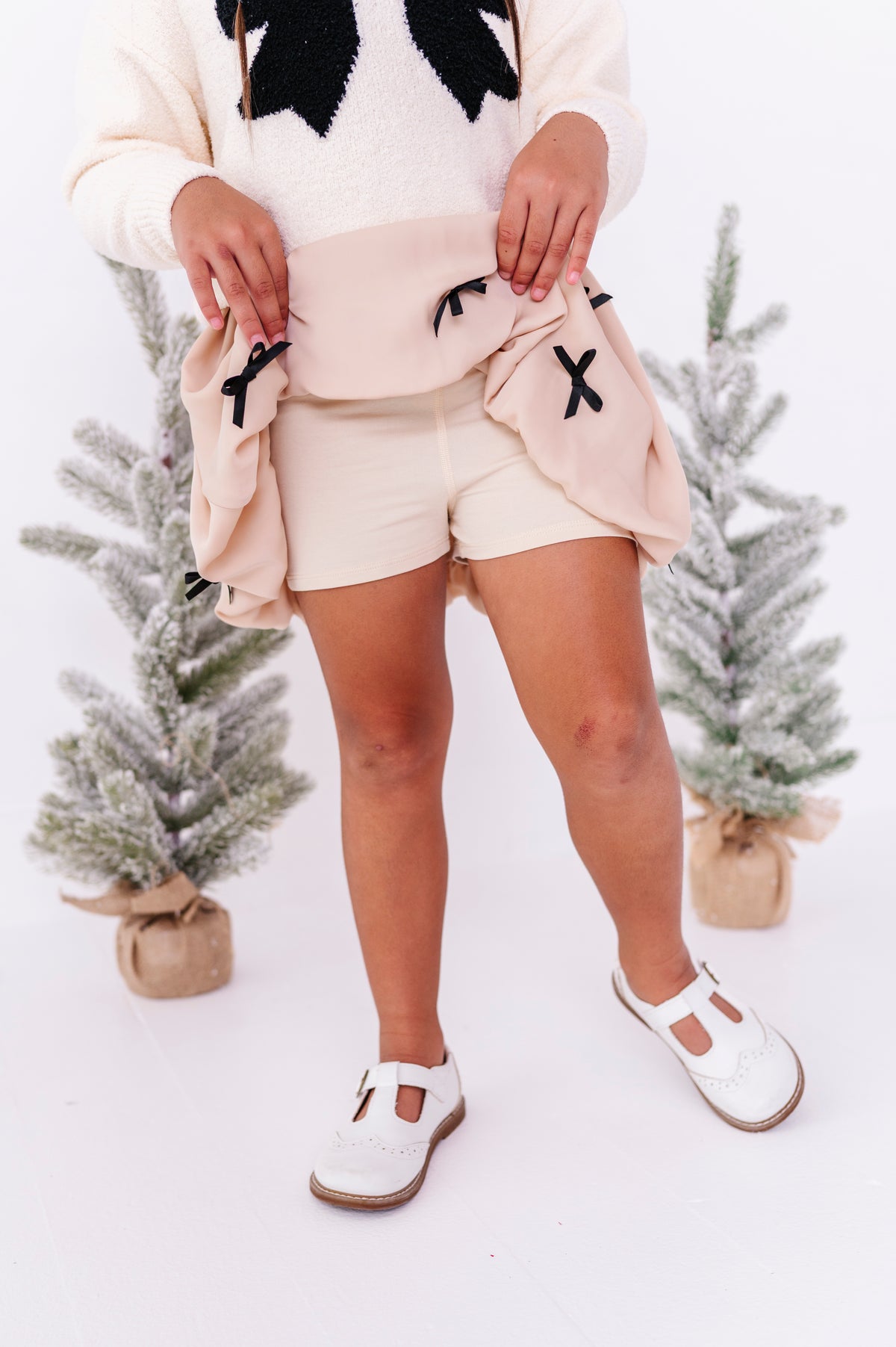 Vanilla | Bow Bubble Skort
