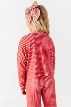 Sugarplum Bows | Ribbed 2-Piece Set