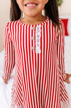 Load image into Gallery viewer, Red Stripes | NIGHTGOWN
