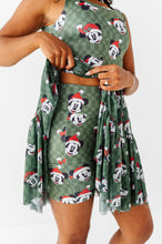 Load image into Gallery viewer, Mickey's Evergreen Check | ADULT Mesh Dress