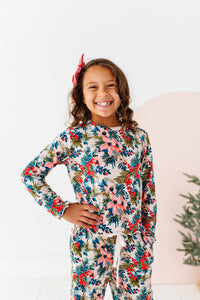 Holly Floral | GIRLS WIDE-LEG SET