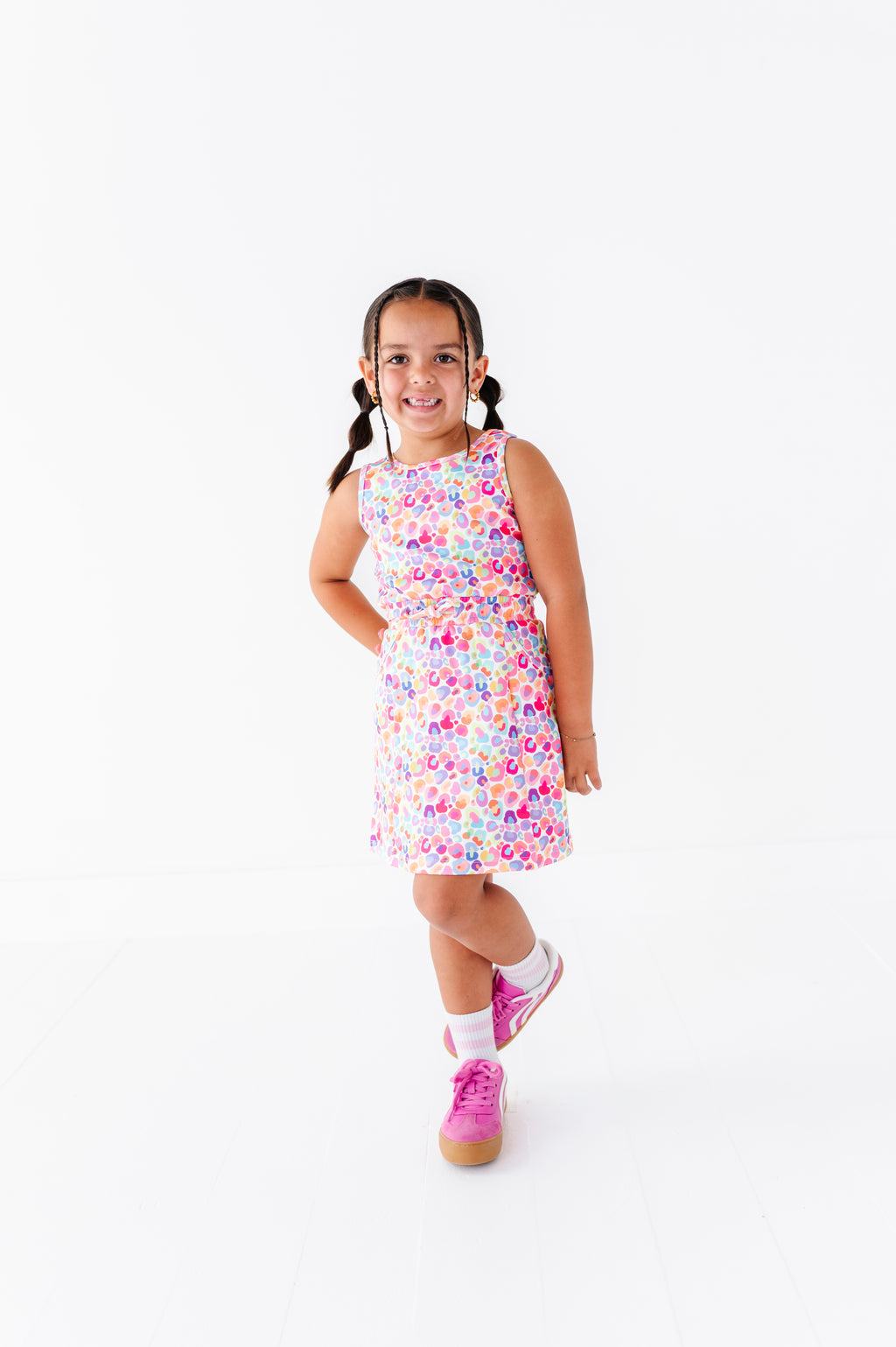 Sugarwave Leopard | Tennis Dress (with shorts!)