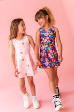 Load image into Gallery viewer, Electric Bloom | Open Sides Active Dress (with shorts!)