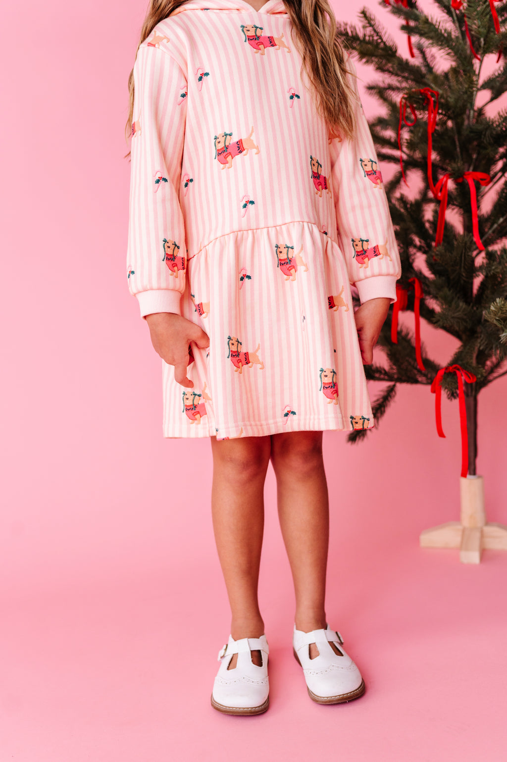 Doxie Holiday | Hoodie Sweatshirt Dress