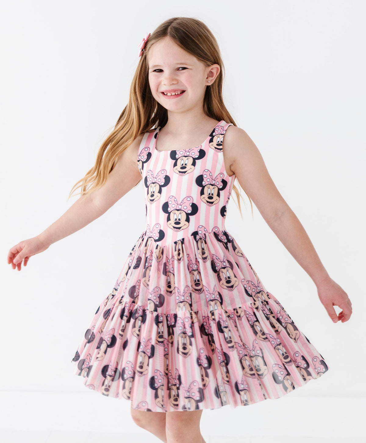 MINNIE Stripe (KIDS) | Mesh DRESS