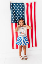 Load image into Gallery viewer, BLUE Spangled Stripes | SKORT