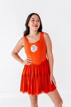 Moana (ADULT) | Burnt Orange Mesh DRESS