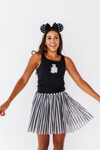 Minnie Ghost BLACK | ADULT TANK