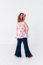 Load image into Gallery viewer, Very Cherry (PINK) Peplum + Pants SET