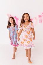 Load image into Gallery viewer, Heart Pop | Bamboo Nightgown (with shorts!)