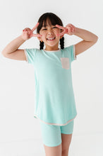 Load image into Gallery viewer, Ocean | Mini Dress + Biker Shorts RIB Set
