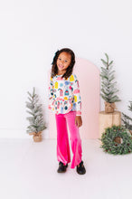 Load image into Gallery viewer, Hot Pink Velvet | Wide-Leg Pants