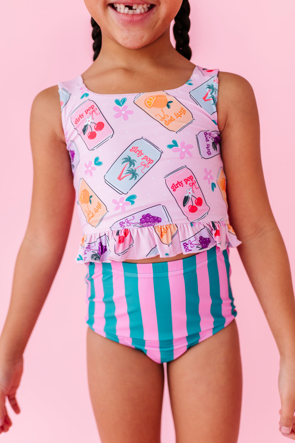Girly Pop | RUFFLE TANKINI 2-PIECE