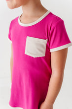 Load image into Gallery viewer, Pink Punch | Mini Dress + Biker Shorts RIB Set