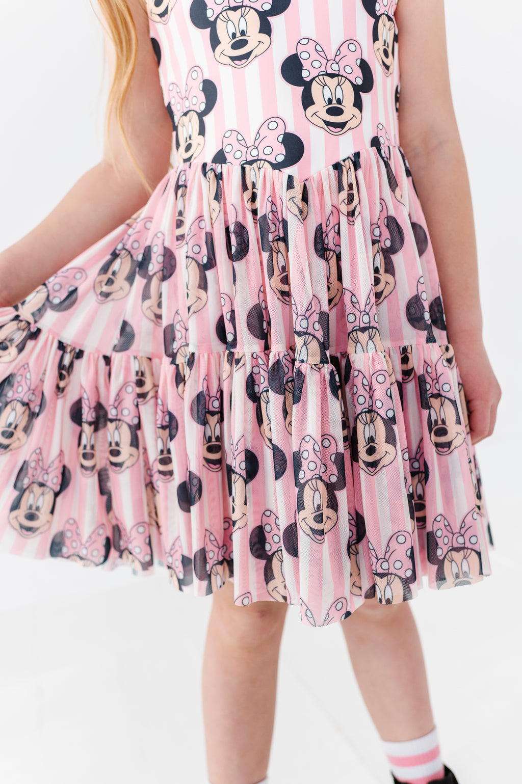 MINNIE Stripe (KIDS) | Mesh DRESS
