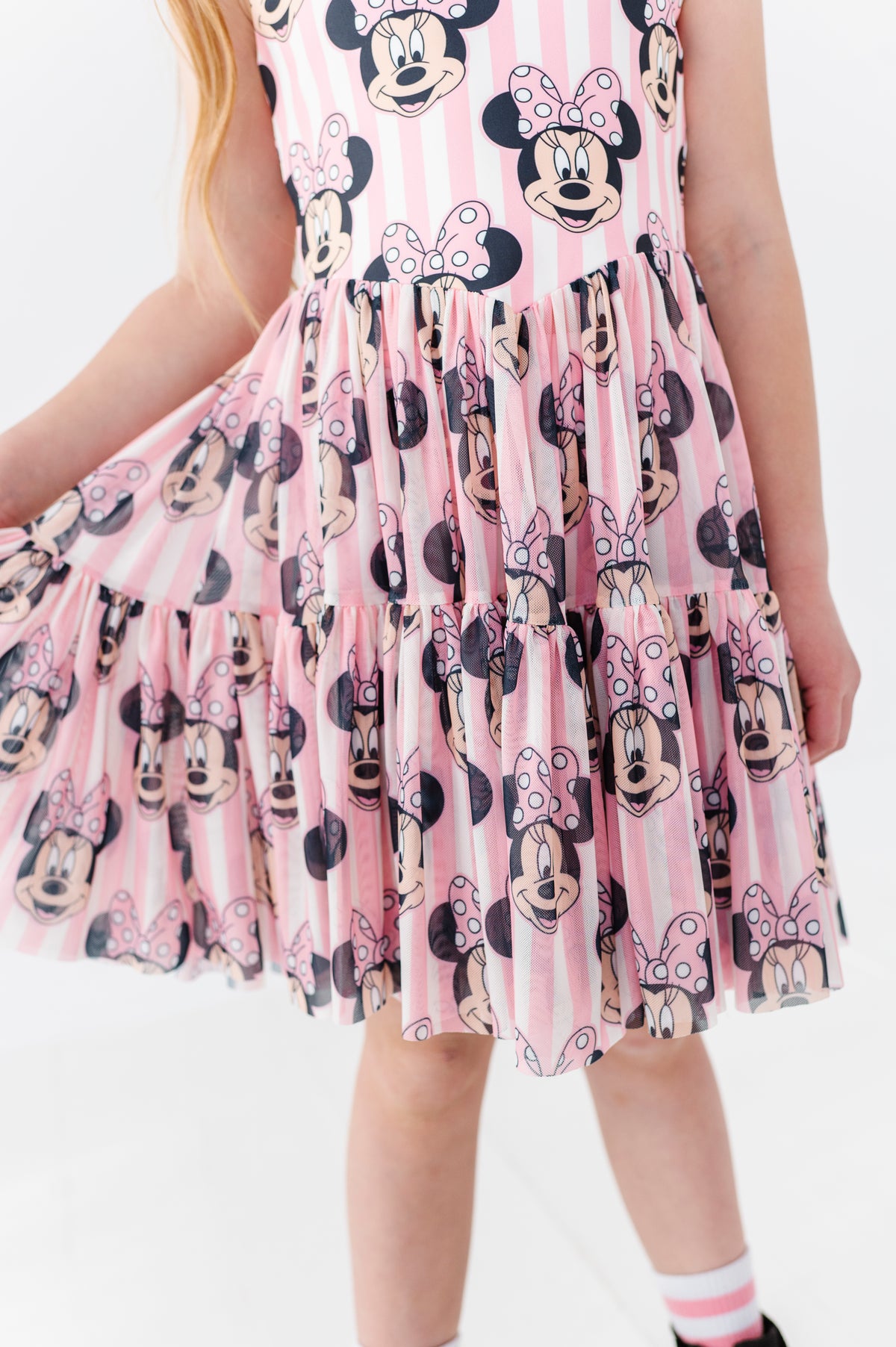 MINNIE Stripe (KIDS) | Mesh DRESS