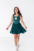 Merida (ADULT) | Teal Mesh DRESS