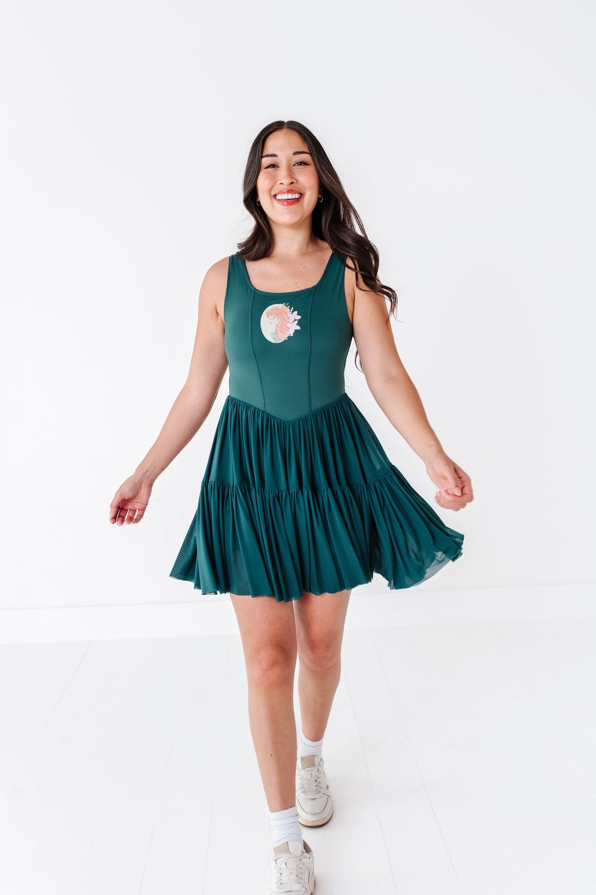 Merida (ADULT) | Teal Mesh DRESS