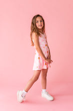 Load image into Gallery viewer, Happy Hopscotch | Twisty Back Active Dress (with shorts!)