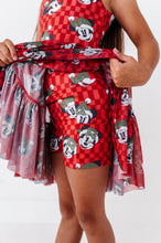 Load image into Gallery viewer, Minnie's Holly Check | KIDS Mesh Dress